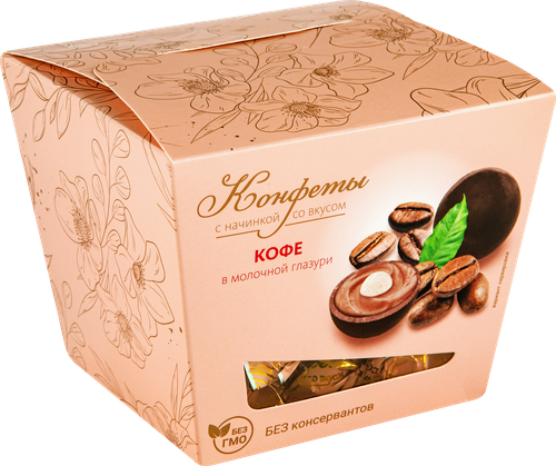 

Конфеты Кофе в молочной глазури, 130г