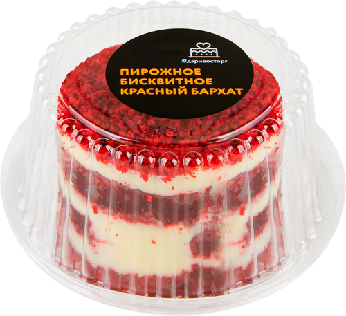 

Пирожное бисквитное Лента Fresh Красный бархат 80 г