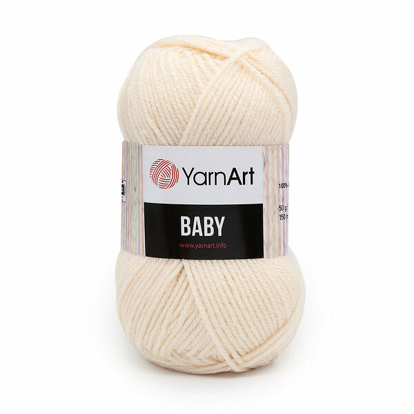 Пряжа YarnArt 'Baby' 50гр 150м (100% акрил)(854 св. коралл),мот