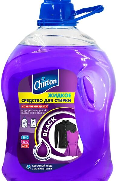 Жидкость для стирки Chirton для черных тканей 3л