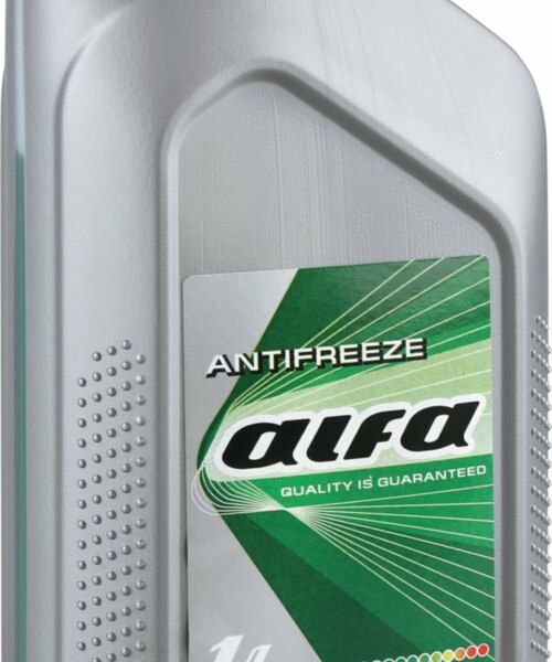 Антифриз Alfa зеленый, 1 л
