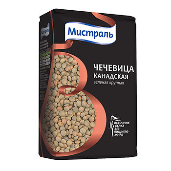 Чечевица Канадская Мистраль крупная зелёная