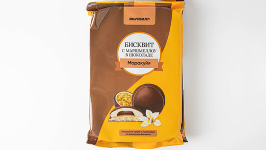 Бисквит с маршмеллоу 