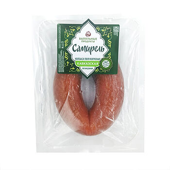 Колбаса САМИРЕЛЬ Кавказская из мяса птицы полукопченая