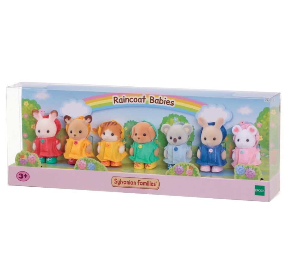 

Игровой набор Sylvanian Families «Малыши в дождевиках» 3+