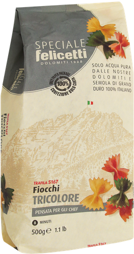 

Макароны FELICETTI Фиокки №5167, 500 г