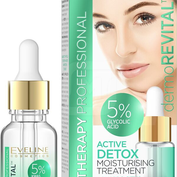 Сыворотка для лица Eveline Cosmetics Dermorevital увлажняющая 18 мл