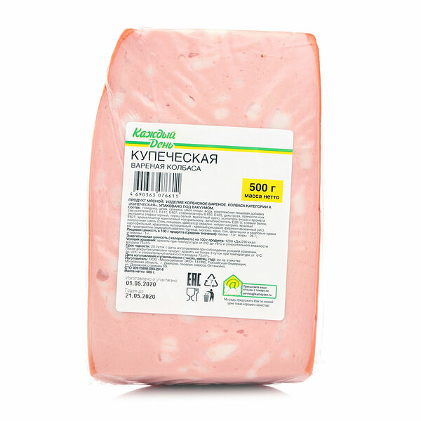 Колбаса вареная Каждый день Купеческая