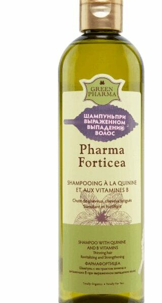 Шампунь GreenPharma Pharma Forticea при выраженном выпадении волос 500 мл