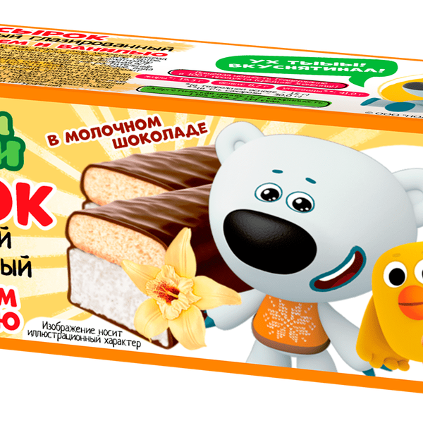 Сырок глазированный МиМиМишки творожный с печенью и ванилью, 15%