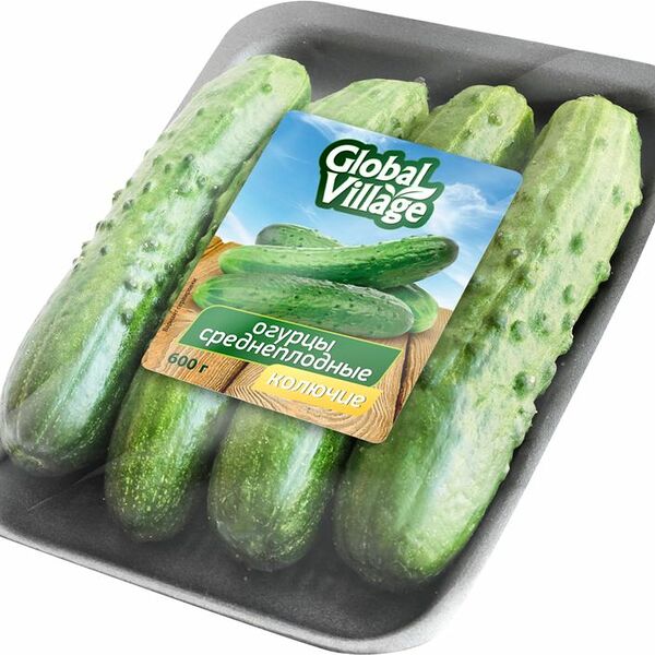 Огурцы Global Village среднеплодные колючие 600г