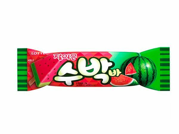 Мороженое Lotte Арбуз эскимо