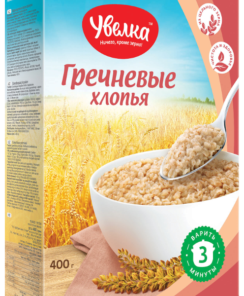 Хлопья гречневые Увелка