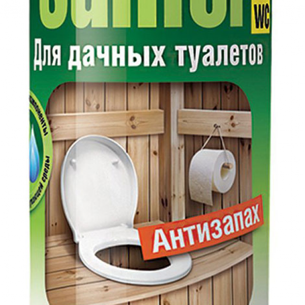 Средство дезодорирующее Sanfor Антизапах для дачных туалетов 400г