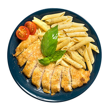 Куриная бризоль с пастой пенне, Уже Готово