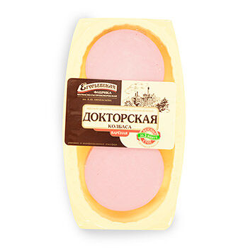 Колбаса вареная КФ ЕГОРЬЕВСКАЯ Докторская высший сорт, нарезка, 300г