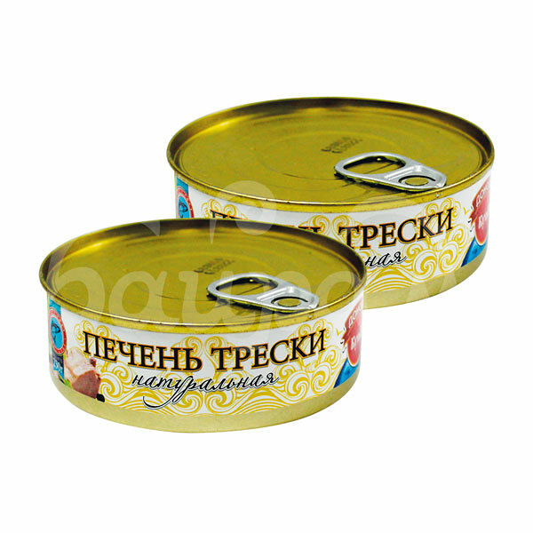 Печень трески Донская Кухня 230гр Натуральная ж/б