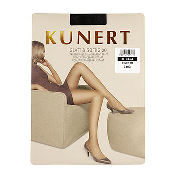 Колготки Glatt & Softing, Kunert, цвет 050 (чёрный), 20 den, размер 3, Германия