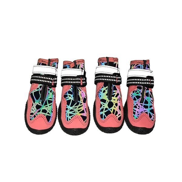 Ботинки для собак FOXIE Thunder M 5,7х4см розовые