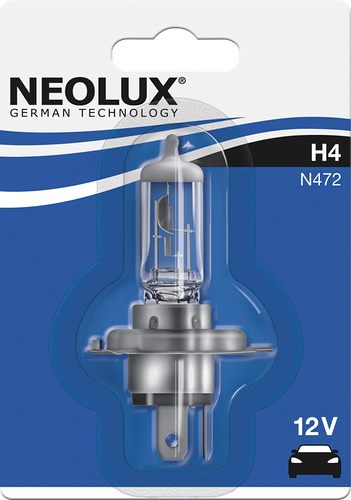 Лампа NEOLUX H4 60/55W 12V P43T Арт. N472-01B