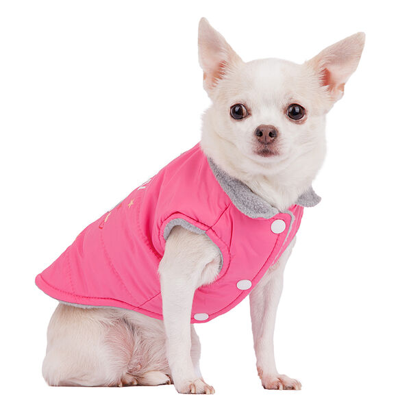 Куртка для собак XS розовый (унисекс)