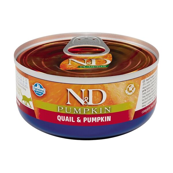 Farmina N&D Cat Pumpkin консервы для взрослых кошек Перепел и тыква