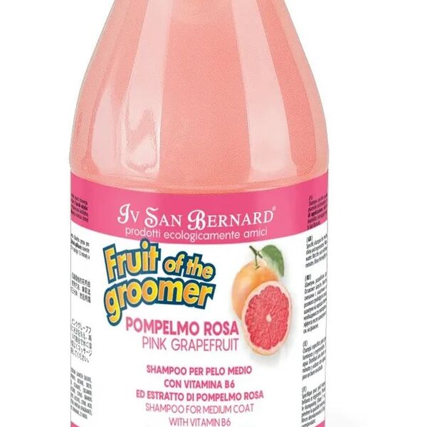 ISB Fruit of the Groomer Pink Grapefruit Шампунь для шерсти средней длины с витаминами