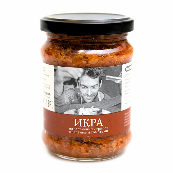 Икра из запеченных грибов с вялеными томатами ТМ Tomtom (Томтом)
