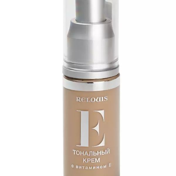 Крем тональный для лица Relouis С Витамином E т.43 Песочный, 30 мл