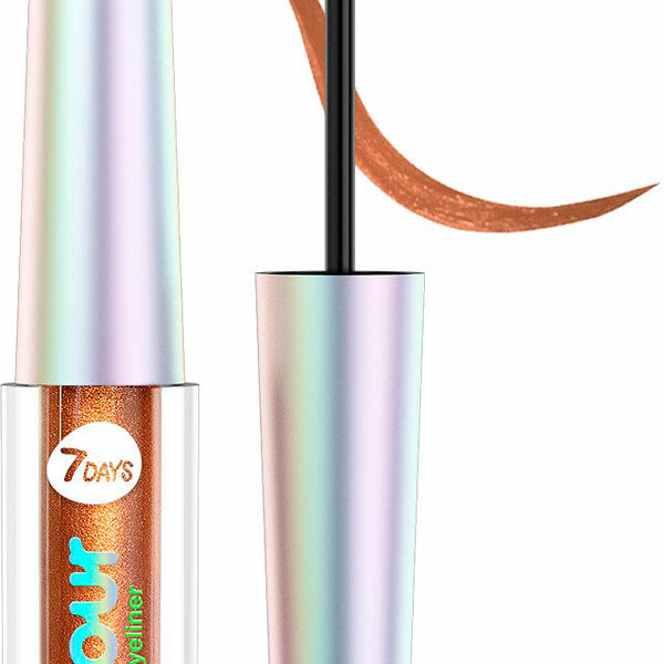 Подводка 7Days B. Colour для глаз металлик 04