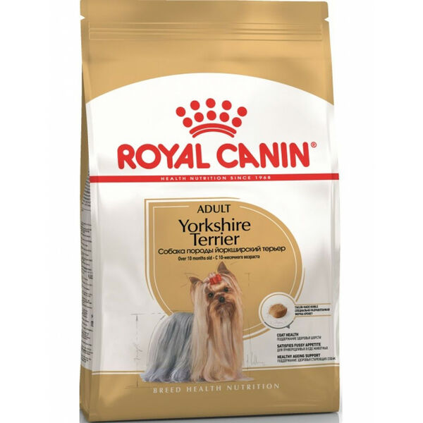 Royal Canin Yorkshire Terrier Adult для собак породы йоркширский терьер в возрасте 10 месяцев и старше 500 г
