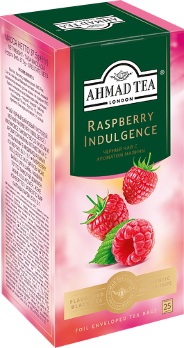 

Чай черный Ahmad Tea Малиновое лакомство 25 пакетиков 37.5 г
