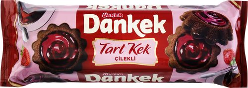 

Кекс DANKEK с клубничным желе, в какао глазури, 180г