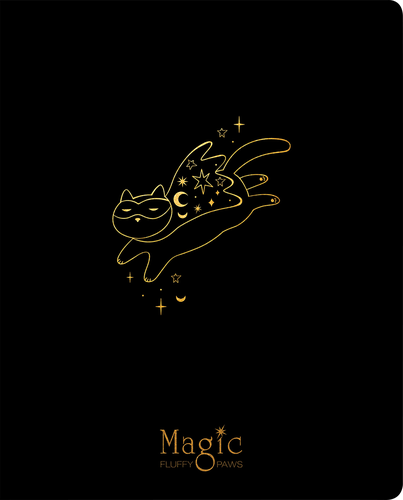 

Тетрадь MESHU Black cat, 48 листов, в клетку, в ассортименте