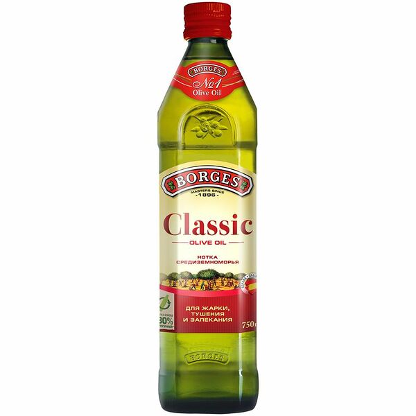 Масло оливковое Borges Classic рафинированное c добавлением нерафинированного