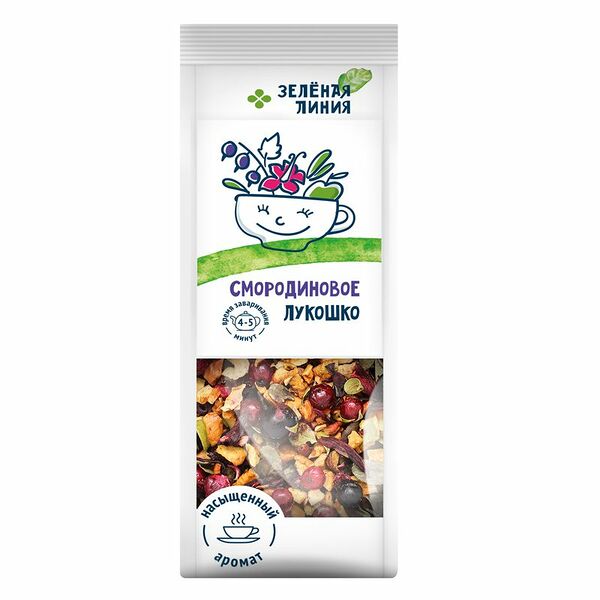 Напиток чайный Зелёная Линия Смородиновое лукошко