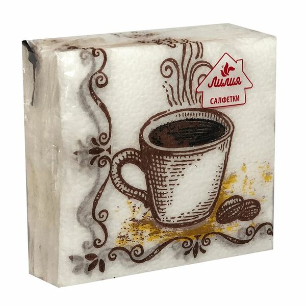 Салфетки Лилия сервировочные 24х24см, 50шт