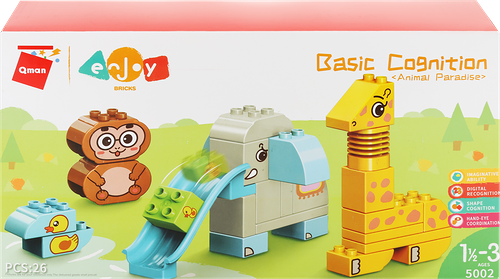 Конструктор QMAN Животные, 26 деталей