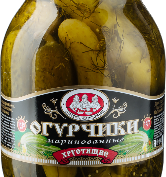 Огурчики маринованные Скатерть-самобранка Хрустящие