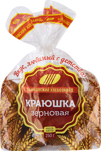 

Хлеб Тамбовский хлебозавод Краюшка Зерновая