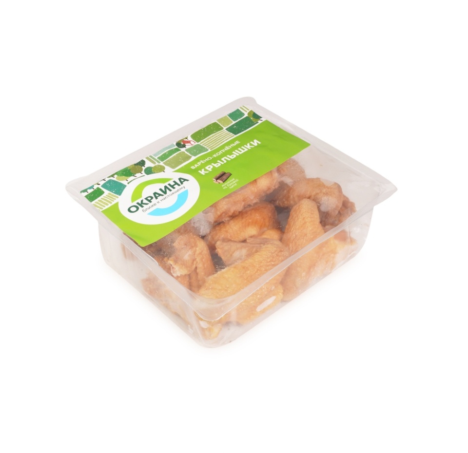 

Продукт из мяса птицы Окраина крылышки куриные в/к, Россия