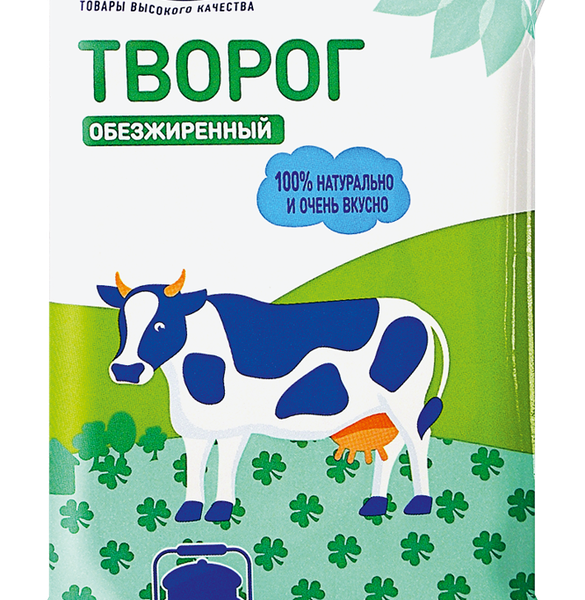 Творог ЛЕНТА обезжиренный, без змж