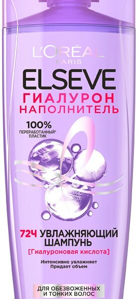 Шампунь для волос Loreal Paris Elseve Гиалурон Наполнитель 400мл