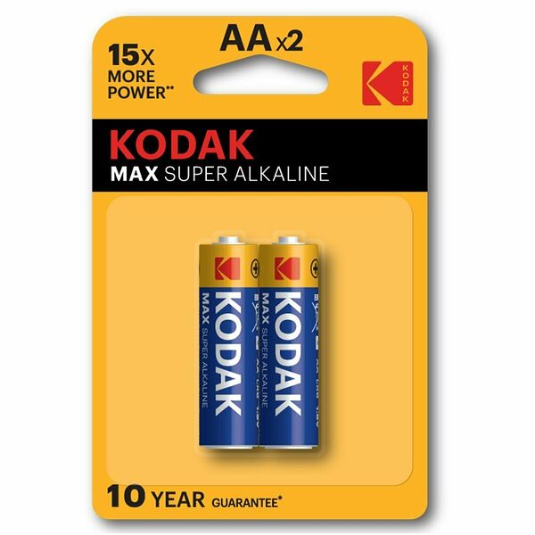 Батарейки Kodak Max AA LR6 2 шт.
