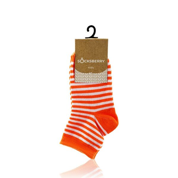 Детские носки Socksberry KS-0017 , оранжевые полосы , р.18