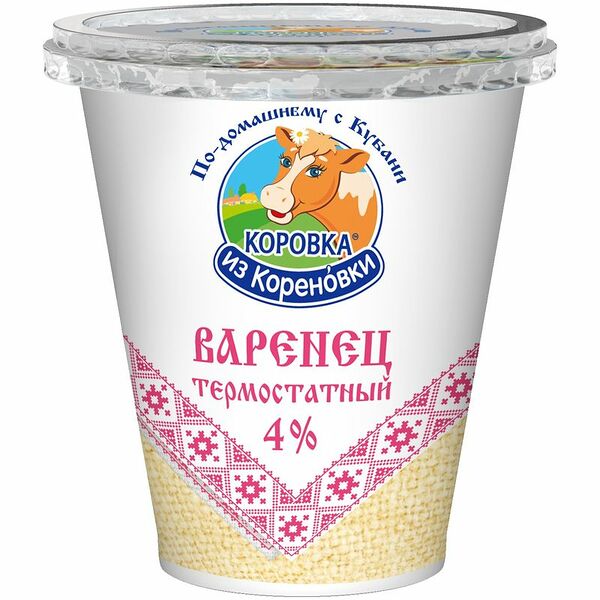 Варенец Коровка Из Кореновки термостатный 4%, 300г