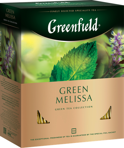 

Чай зеленый Greenfield Green Melissa в пакетиках 1.5 г x 100 шт.