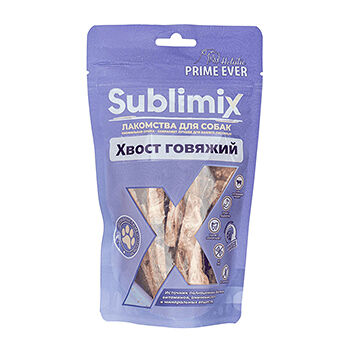 Лакомство для собак Prime Ever Sublimix Хвост говяжий 100г