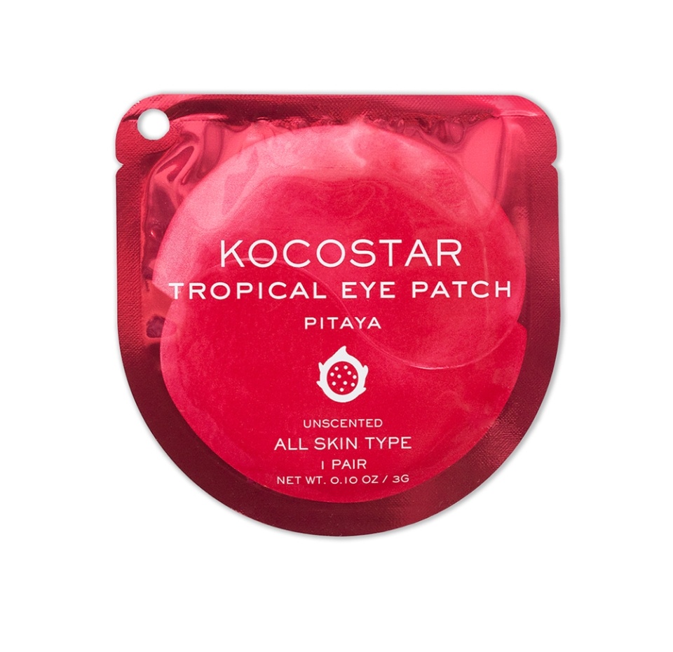 

Патчи для глаз Kocostar Гидрогелевые тропические фрукты Питахайя Tropical Eye Patch, Республика Корея