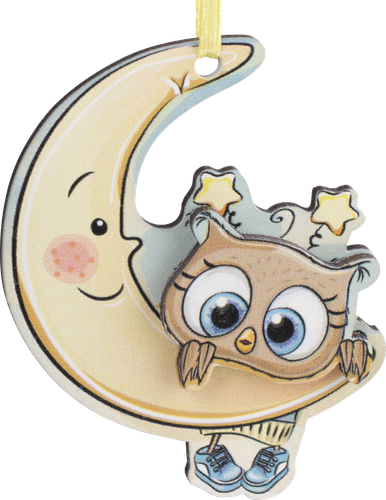 

Подвеска декоративная деревянная, в ассортименте